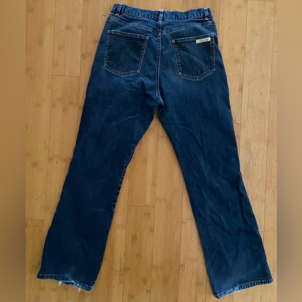 Calvin Klein Jeans vintage dark blue straight leg denim 1980s Size 8